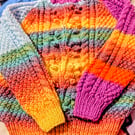 5 to 6 years multicoloured jumper