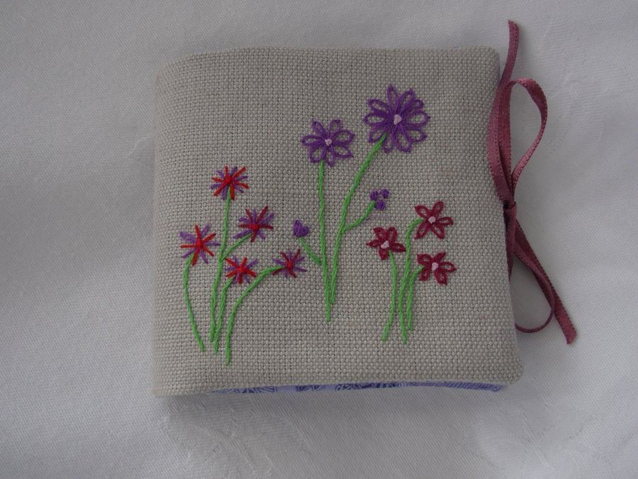 Embroidered Sewing Needle Case Folksy