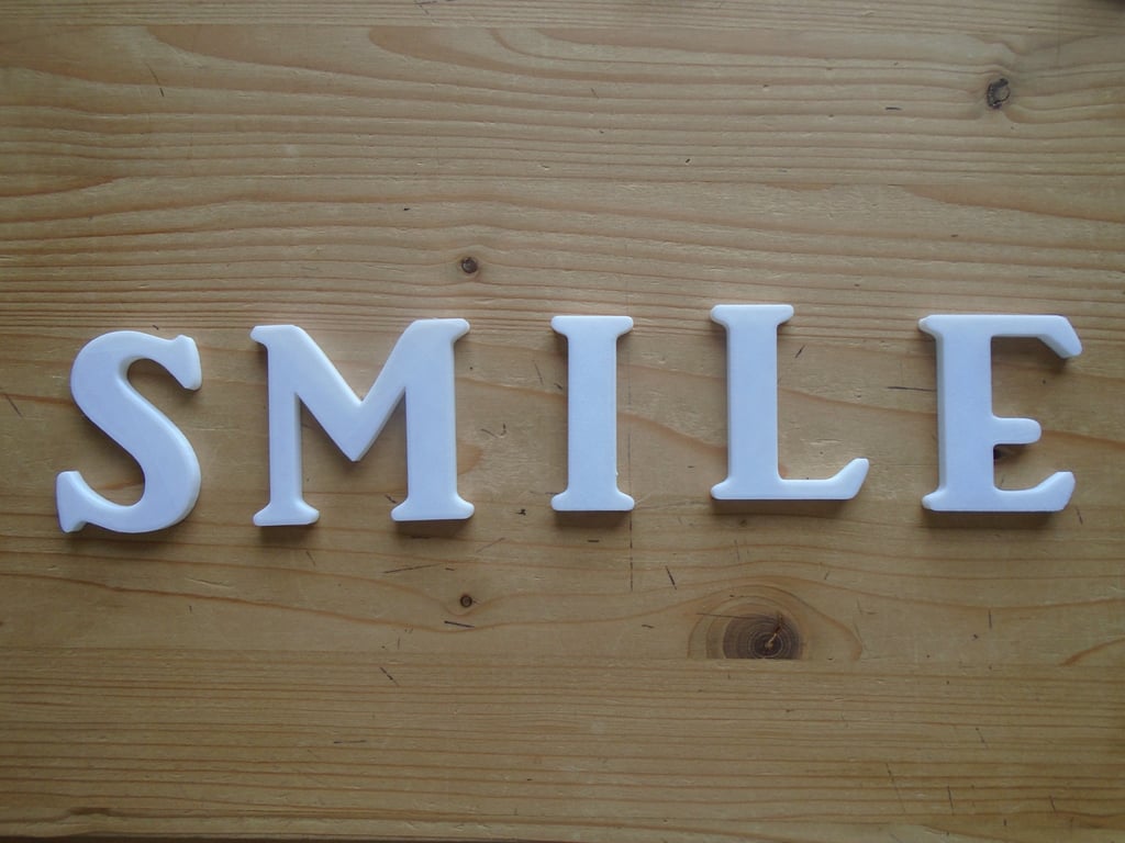 Smile Self Adhesive letters 