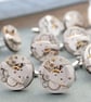 Novelty Retro Futuristic Cufflinks of real watch hearts, wedding gift for groom - Image 4
