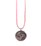 Copper and Silver Pendant Catherine Wheel - Image 4
