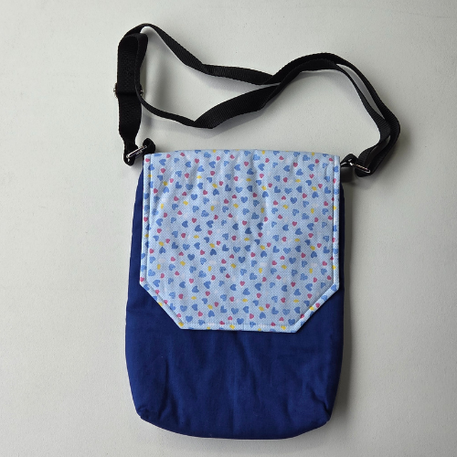 Perfectly Imperfect crossbody heart bag