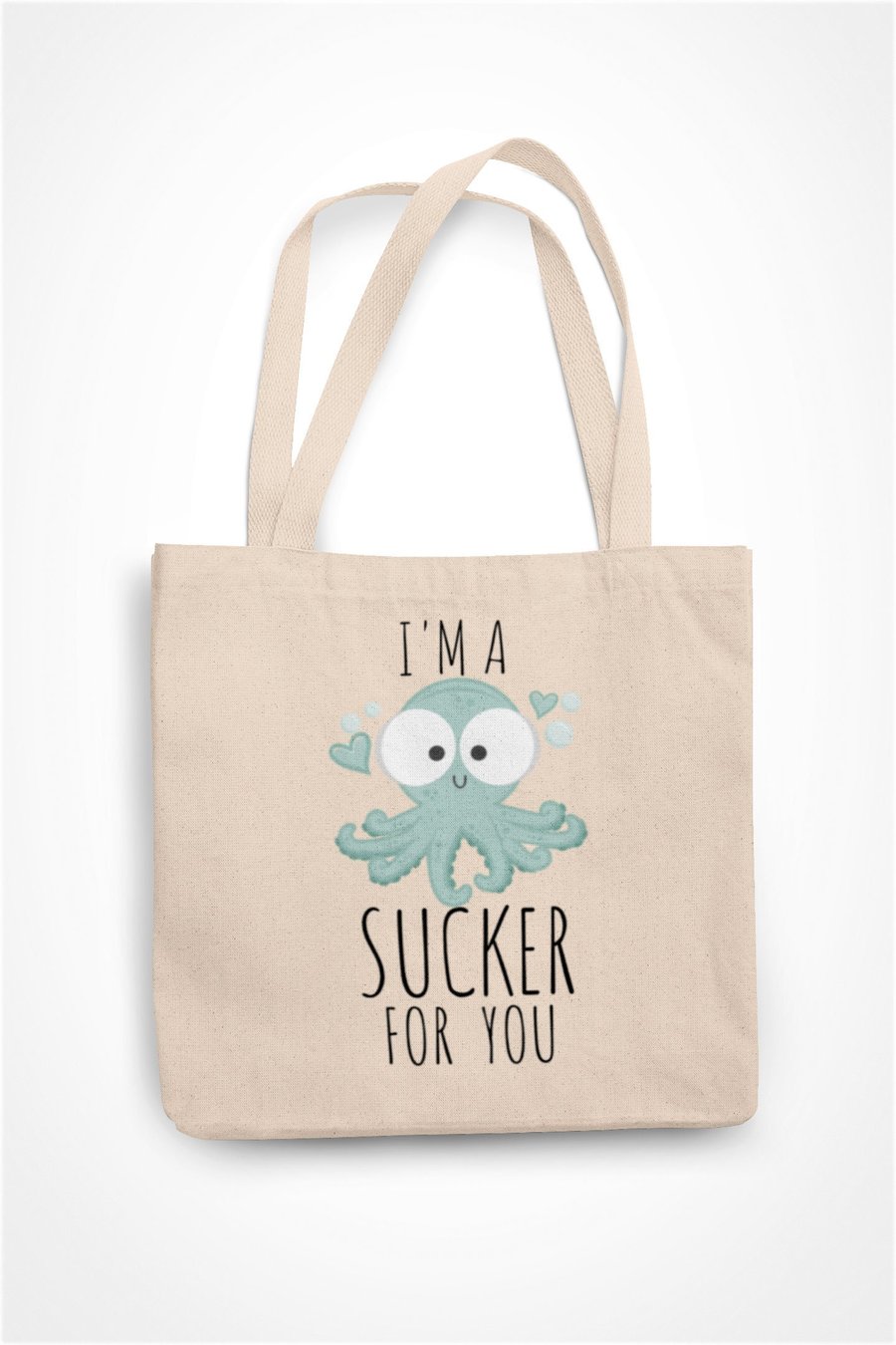 Im a sucker for you Tote Bag shopping bag- valentines anniversary gift present -