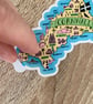 Cornwall Map Sticker - Image 2