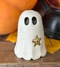 Small Ceramic gold star ghost golden ghoulie - Image 1