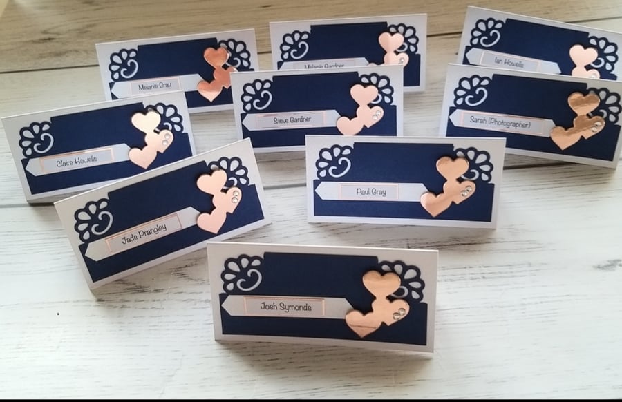 Wedding or party place cards