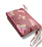Dusty Pink Lotus Flowers Linen Makeup Bag - Image 5