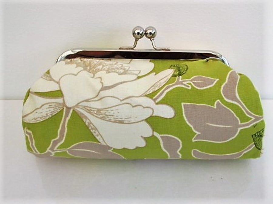 Amy Butler Lime Clutch bag