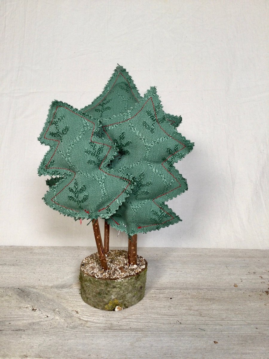Handmade, Small Christmas Tree Ornament. Handmade Christmas Ornament. 