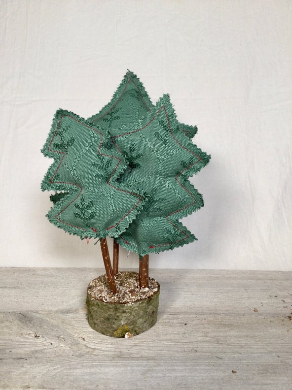Handmade, Small Christmas Tree Ornament. Handmade Christmas Ornament. 