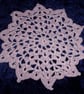 Pink Star Design Crochet Mat - Image 1