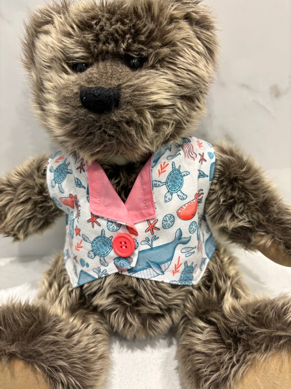 Large Size Sea Creatures Teddy Waistcoat 