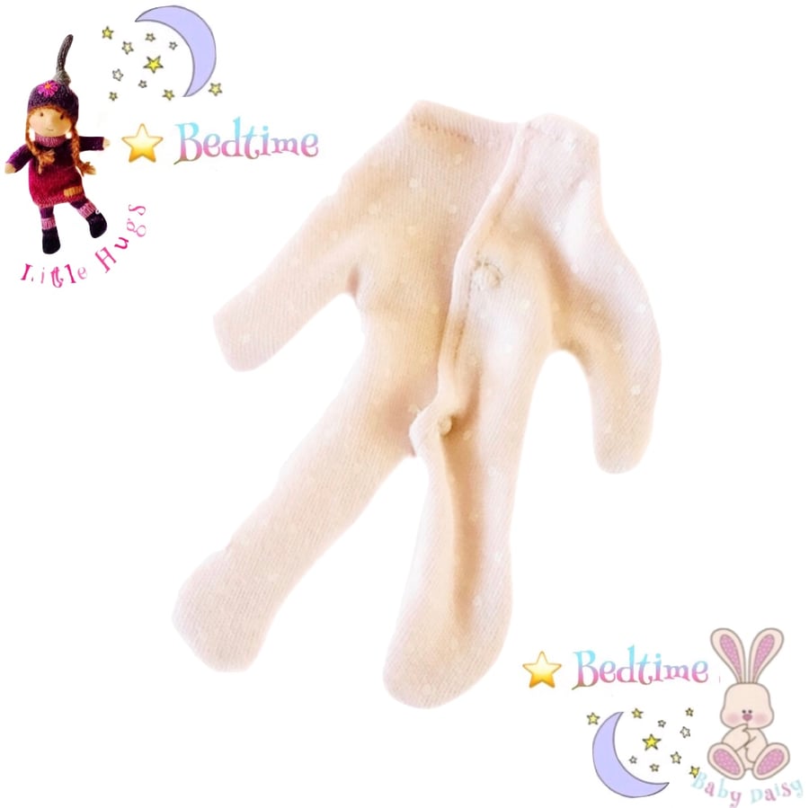 Baby Daisy and Little Hugs Pink Spot Sleepsuit