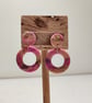 Mermaid vibes hoop dangle earrings  - Image 1
