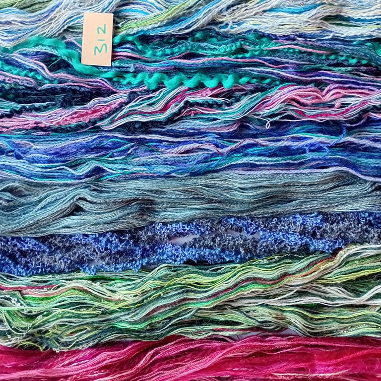 Creative Threads, Textured Yarns, for tapestry, weaving, embroidery, collage