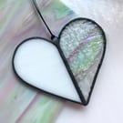 Valentine's Day Heart Sun Catcher - Snow