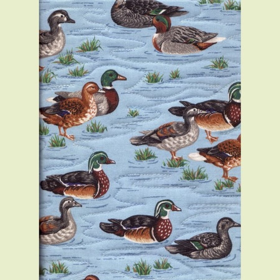 Quilted diary 2011 ( duck fabric cover)