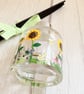 Reed Diffuser Bottle Hand Painted with Sunflowers  - Image 4