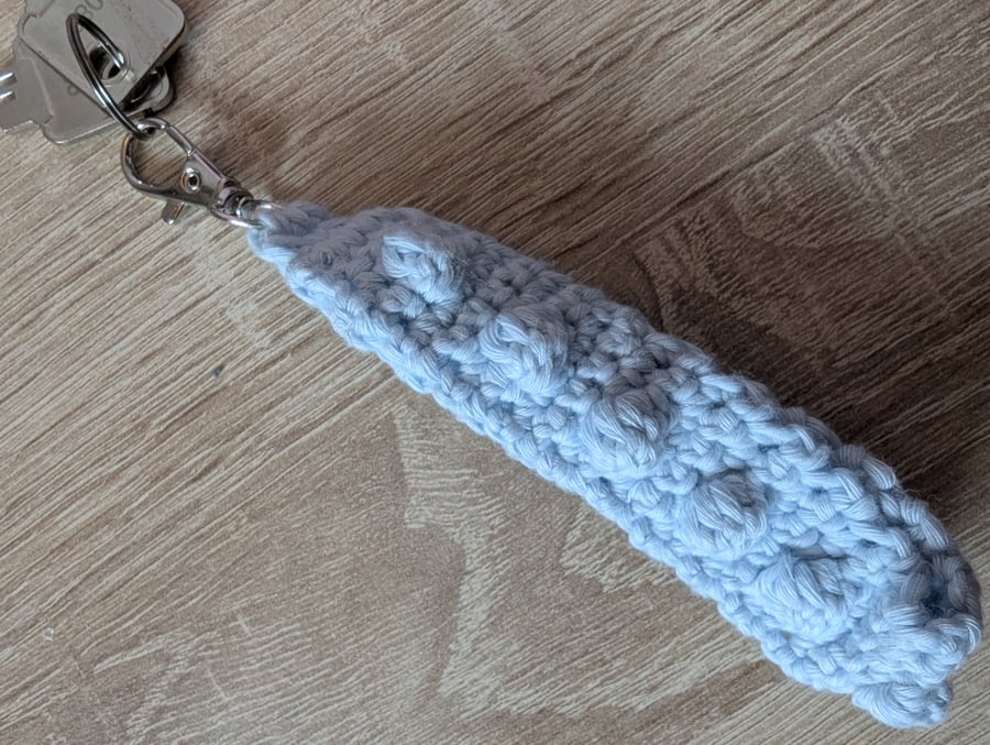 Sky Blue Wristlet Keyring