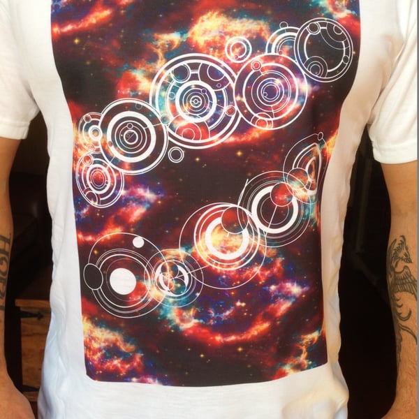 Dr Who Personalised Name in Gallifreyan font T-Shirt