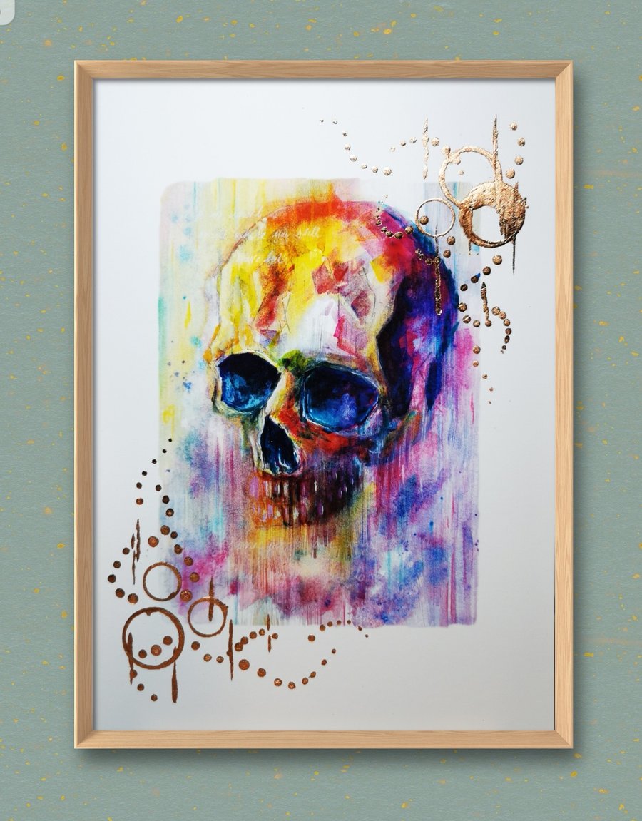 Colourful Skull