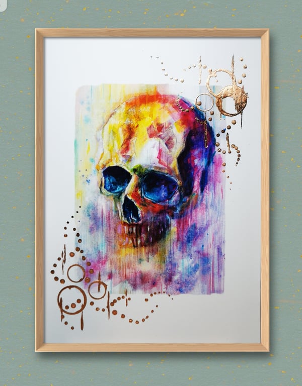 Colourful Skull