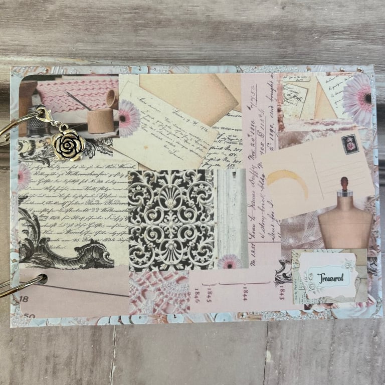 Index Card Notebook Treasured by Carolee Crafts DTP 0027