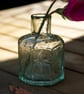 Antique Glass Hand Engraved Swallow Impression - Image 2