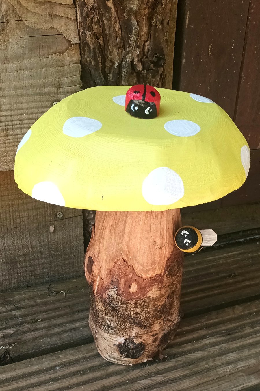 Yellow Spotty Toadstool