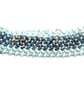 Multi coloured superduo beaded bracelet in herringbone pattern - Image 3
