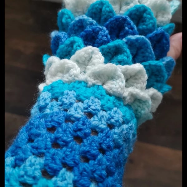 Mermaid Handwarmers Fingerless gloves 