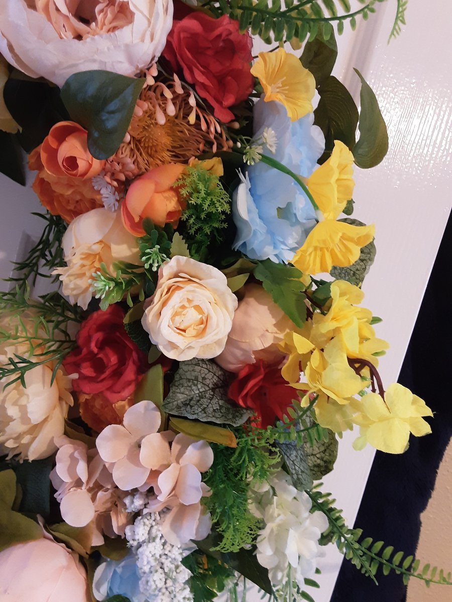 Opulence. 60cm vintage wreath. Door wall table grave weddings present 