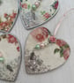 Home - Decoupage Rose Wooden Heart Decoration by Carolee Crafts PB7 - 0007 - Image 5