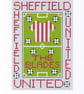  Sheffield United Cross Stitch Kit Size 4" x 6"  Full Kit - Image 1