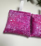 Set of 2 Lavender Sachets: Pink Marble Fabric, New Home, Sleep Pillows - Image 4