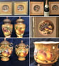 Worcester Fruit . Handpainted bone china lidded vase by Christopher Hughes  - Image 8