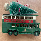 M&S vintage die cast: Bus Christmas decoration