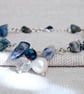 Gemstone Bracelet, Sterling Silver Jewellery, Blue Sodalite Bracelet - Image 5