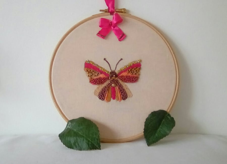 Embroidered Butterfly, Butterfly embroidery