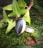 Sterling silver ring with oval hematite - Image 7