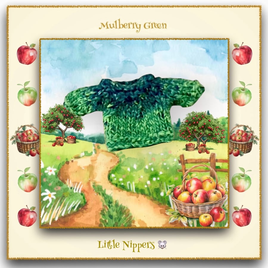 Little Nippers Shaded Green Jumper