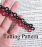 PDF Tatting Pattern - 'Eva' Bookmark - Beginner, Intermediate - Image 2