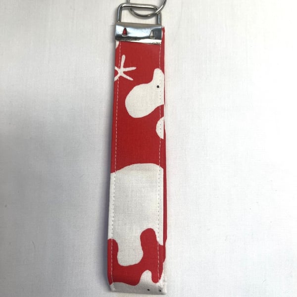 Wristlet-Style Handmade Keyring 