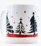 Xmas Coffee Mug Christmas Trees gifts for coffee lovers addicts secret santa   - Image 5