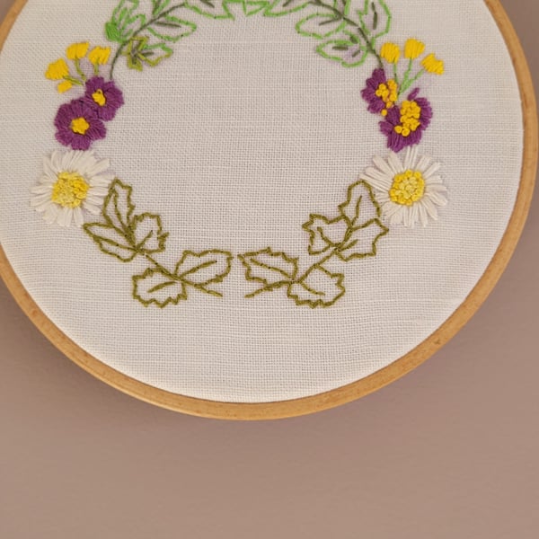 Flower hoop