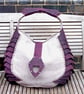 Large Grey Leather Tote - Image 3