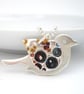 Silver Bird with Spotty Wing - Image 3