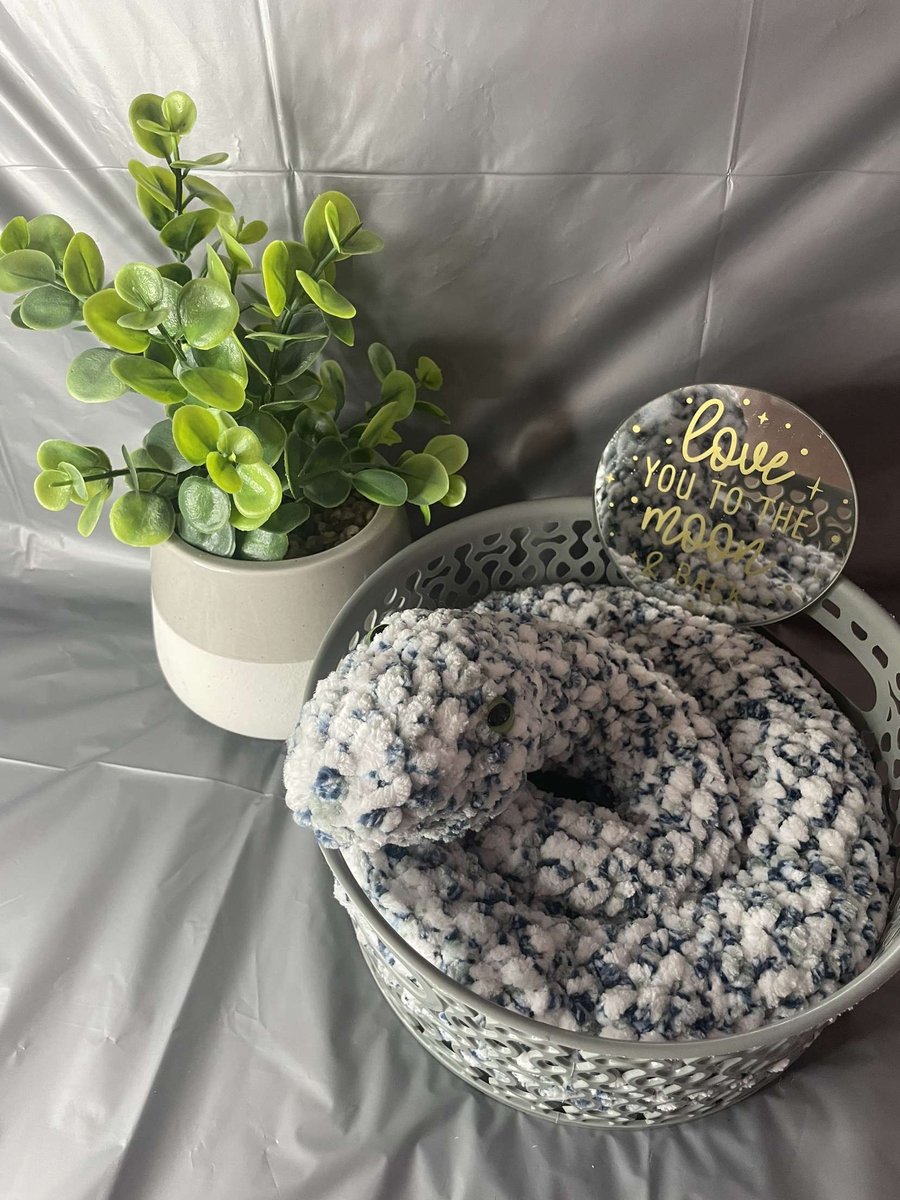 Stevie the crochet snake