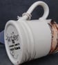 Hare mug, hand painted, earthenware - Image 5