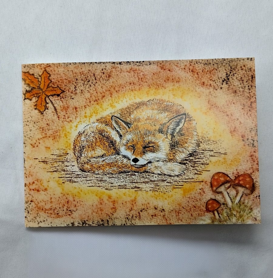 Sleepy - Greetings Card